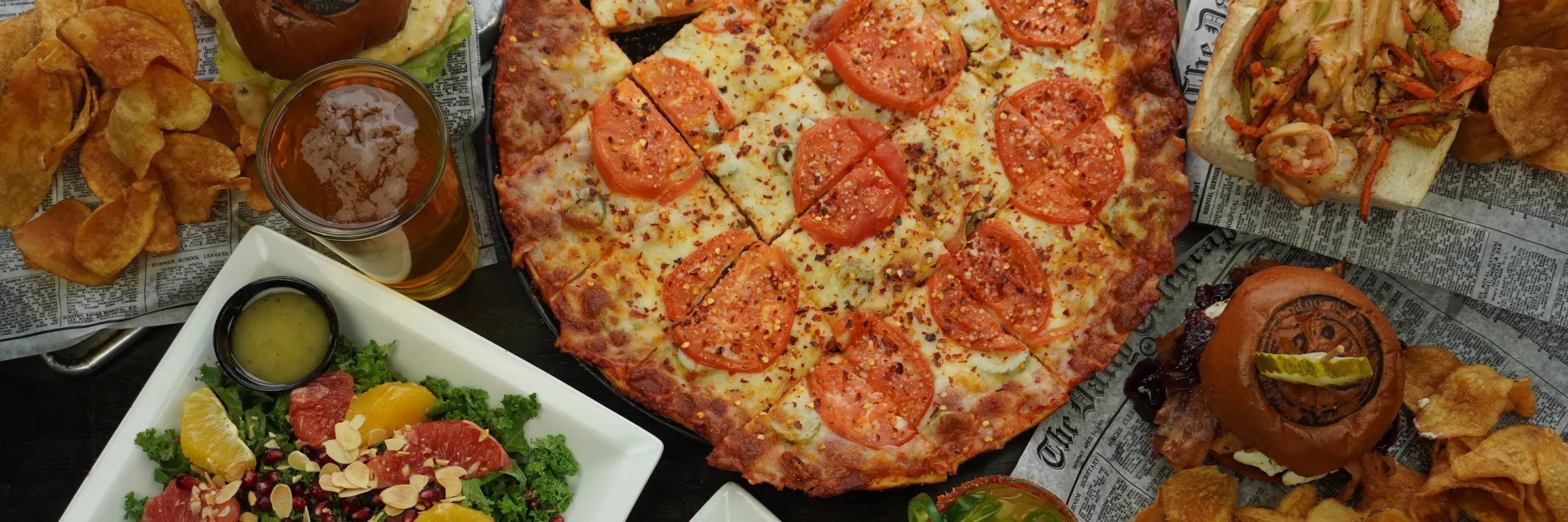 Food Menu Page Header Image - Desktop